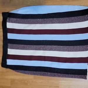 Sparkle striped pencil skirt 3x